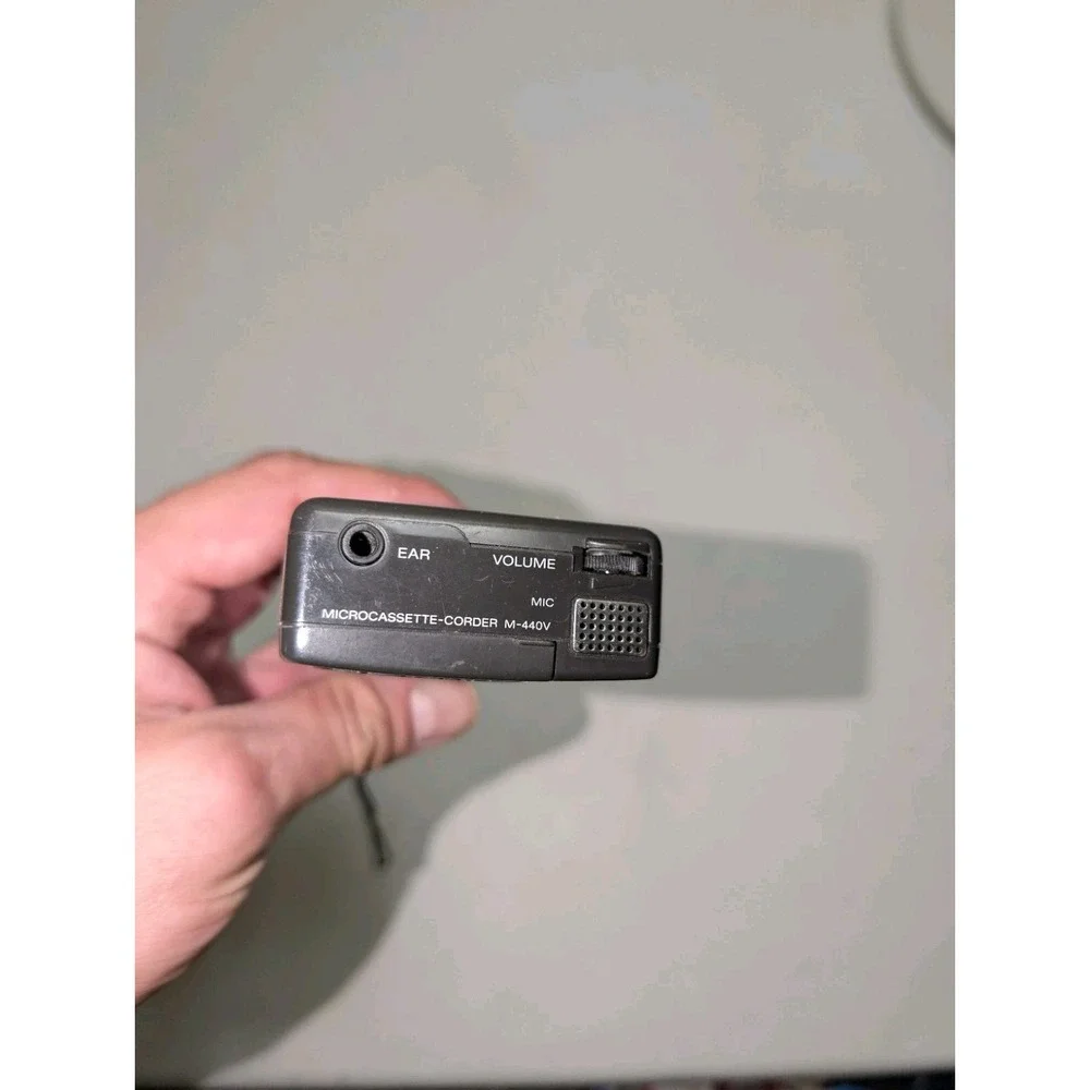 Sony M-440V Handheld Microcassette Tape Recorder Untested Parts Or Repair As Is